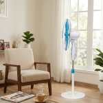 NDuraa Pedestal Cum Table Fan Trendy High speed 2200RPM