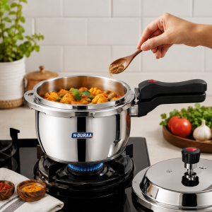 N-Duraa stainless steel  Pressure Cooker 2 litres