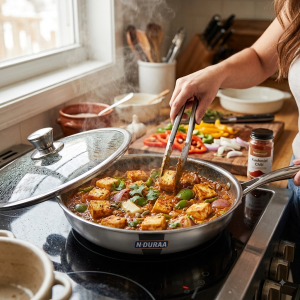 NDuraa Triply Honeycomb Fry pan 240mm