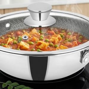 NDuraa Triply Honeycomb Kadai 240mm
